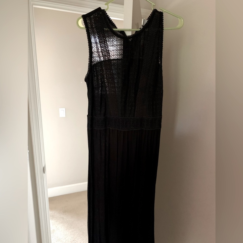 Long black maxi dress size medium